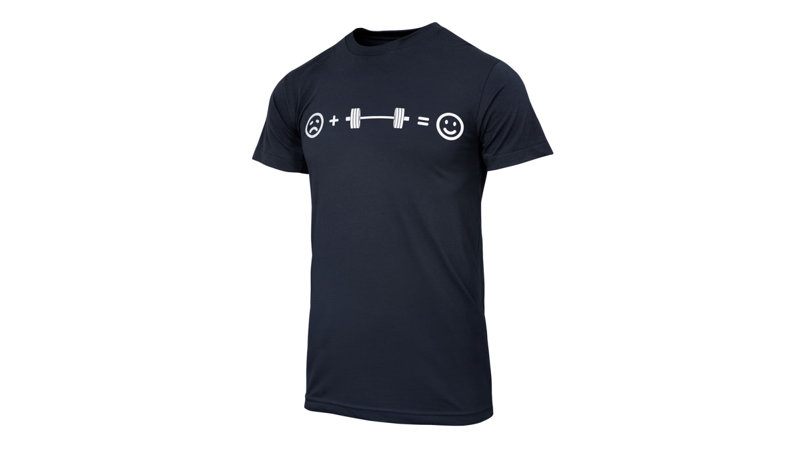 Linchpin Happy Barbell T-Shirt - Navy | Rogue Fitness